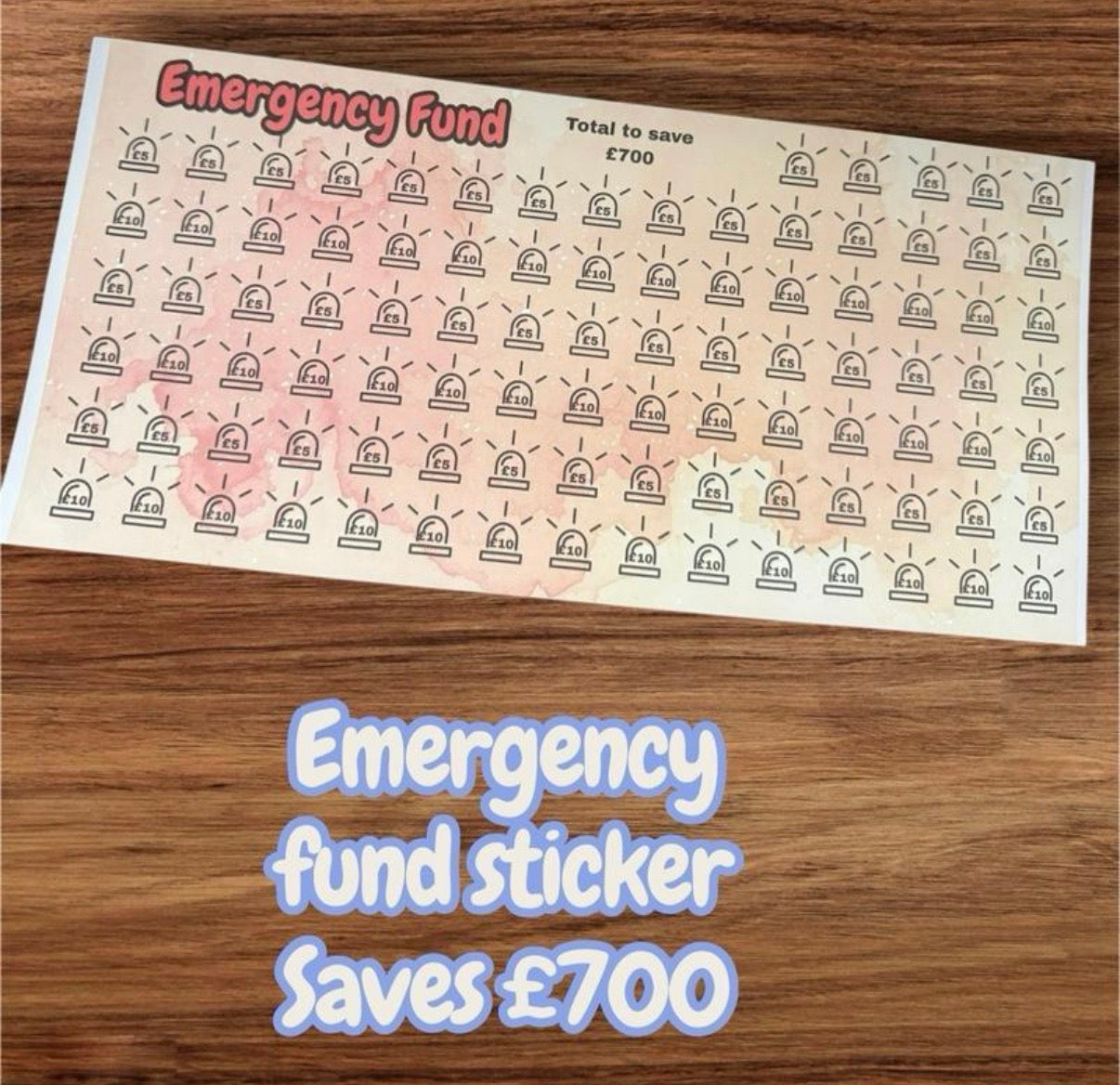 Money saving tin stickers - lots of variety and more available