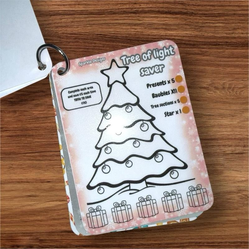 The Christmas challenge mini saving challenge ring tracker
