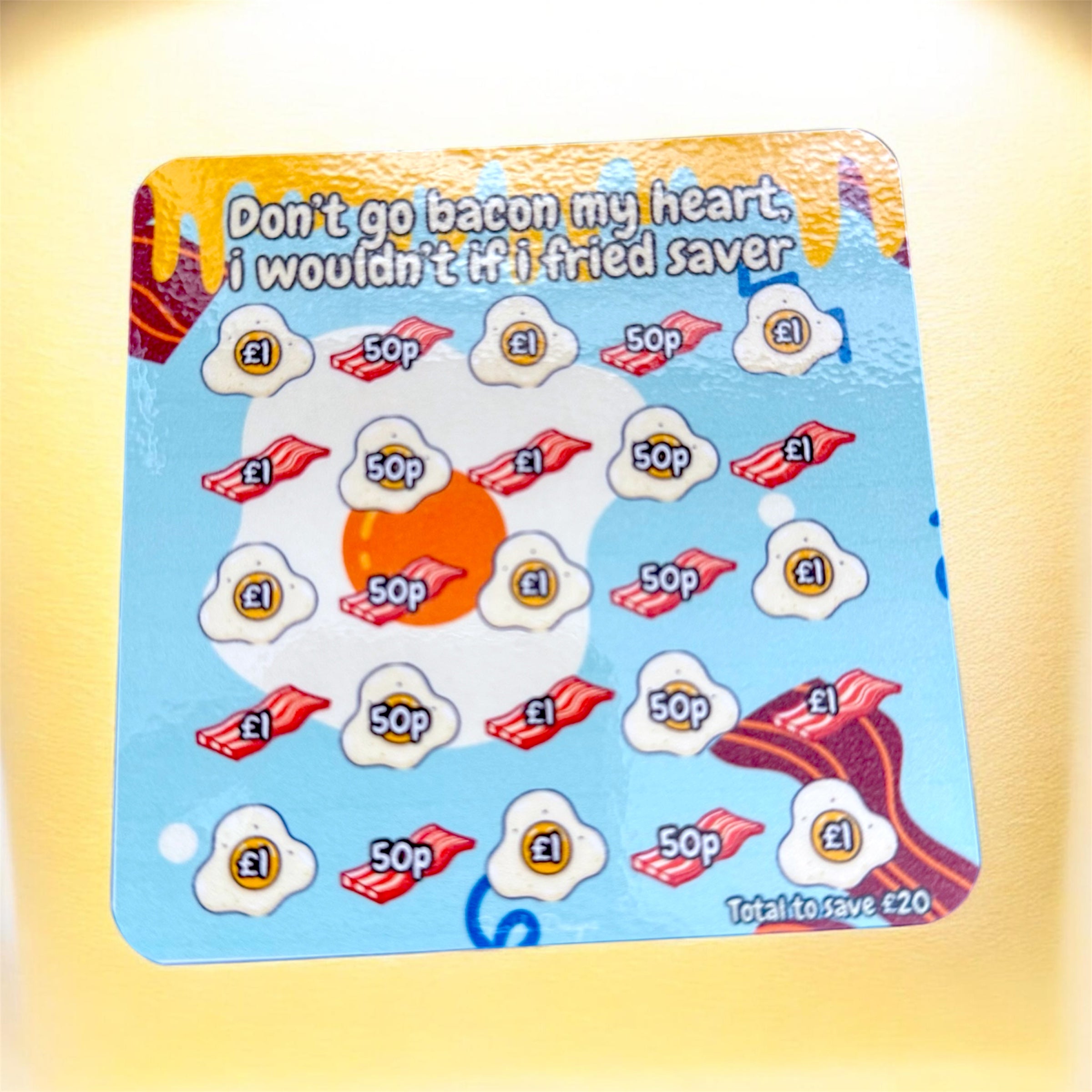 Mini saving challenge trackers
