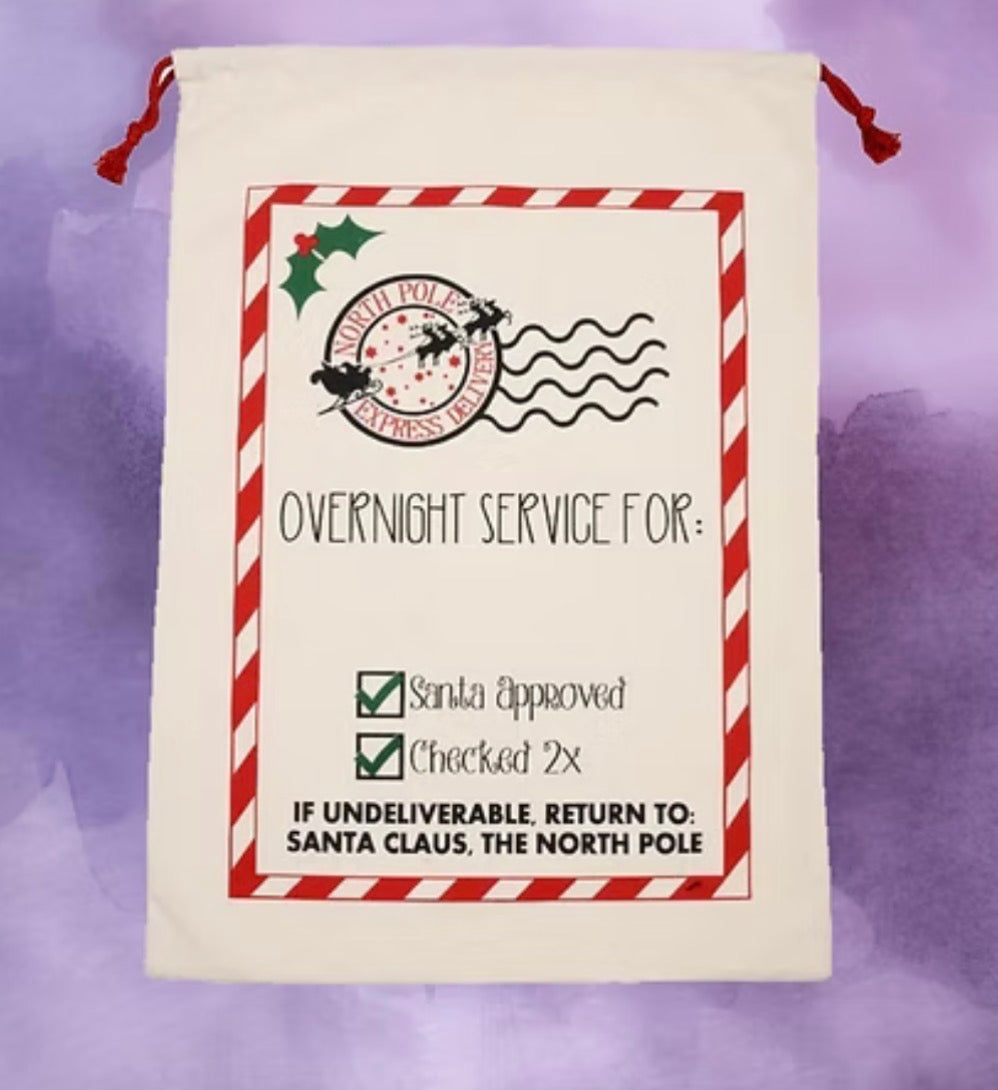 Personalised Cotton Christmas Sack | 50 × 70 cm