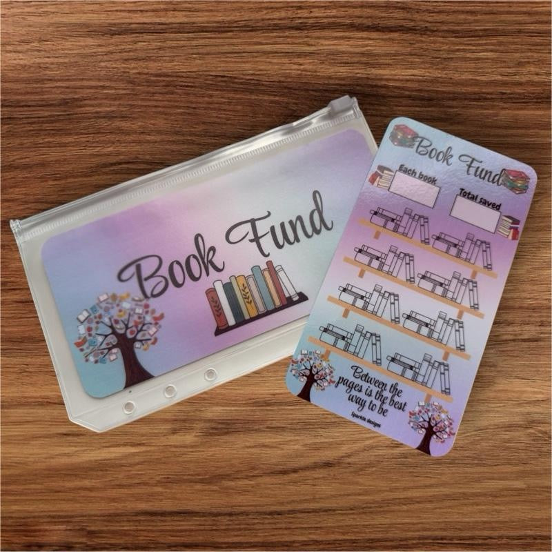Book fund saving challenge tracker adult & children’s versions available.
