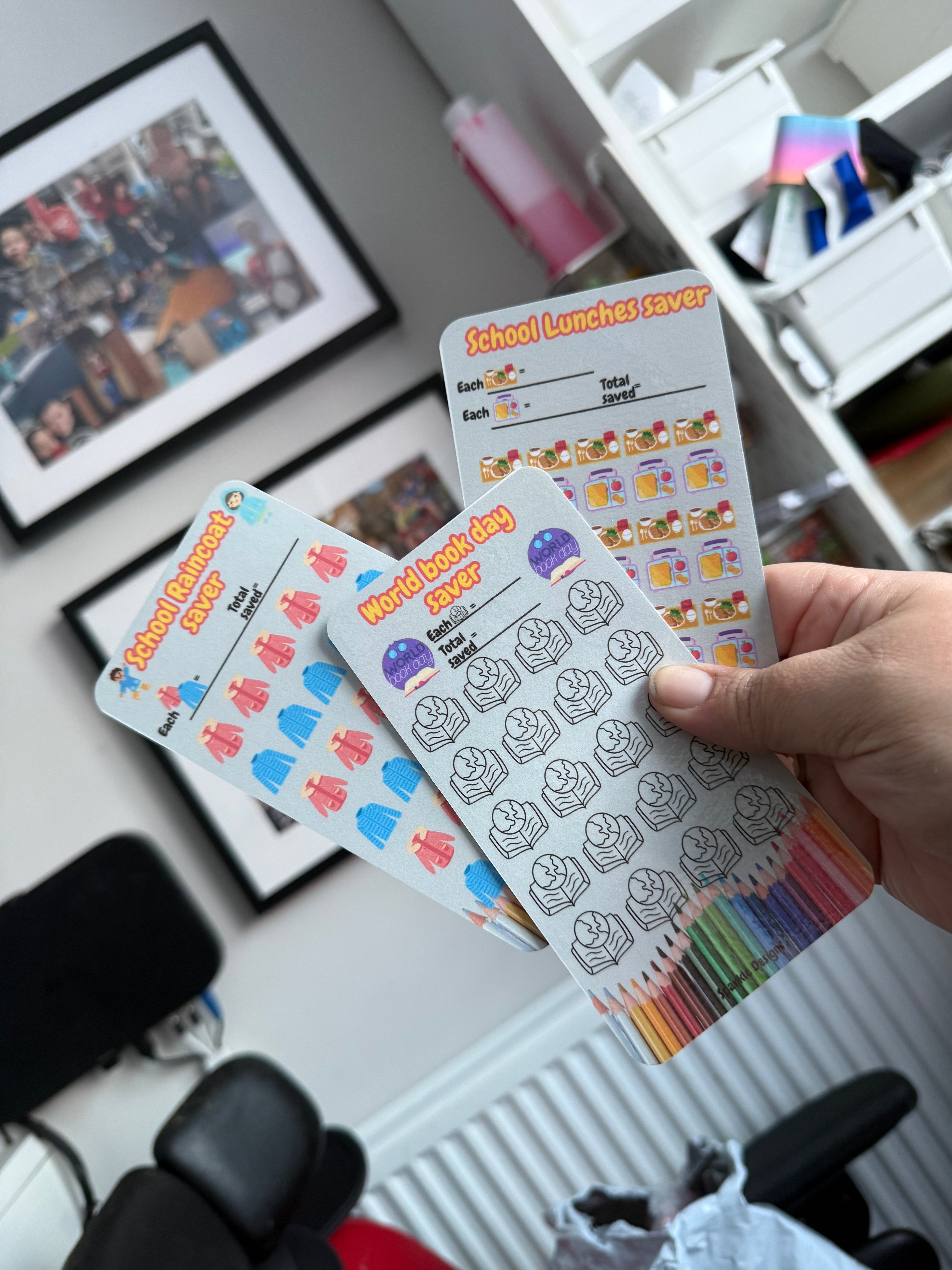 Back to school saving challenge binder & trackers -various options available