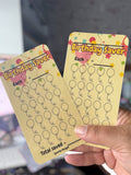 Birthday Savings Tracker Card & Gift Log Sheet