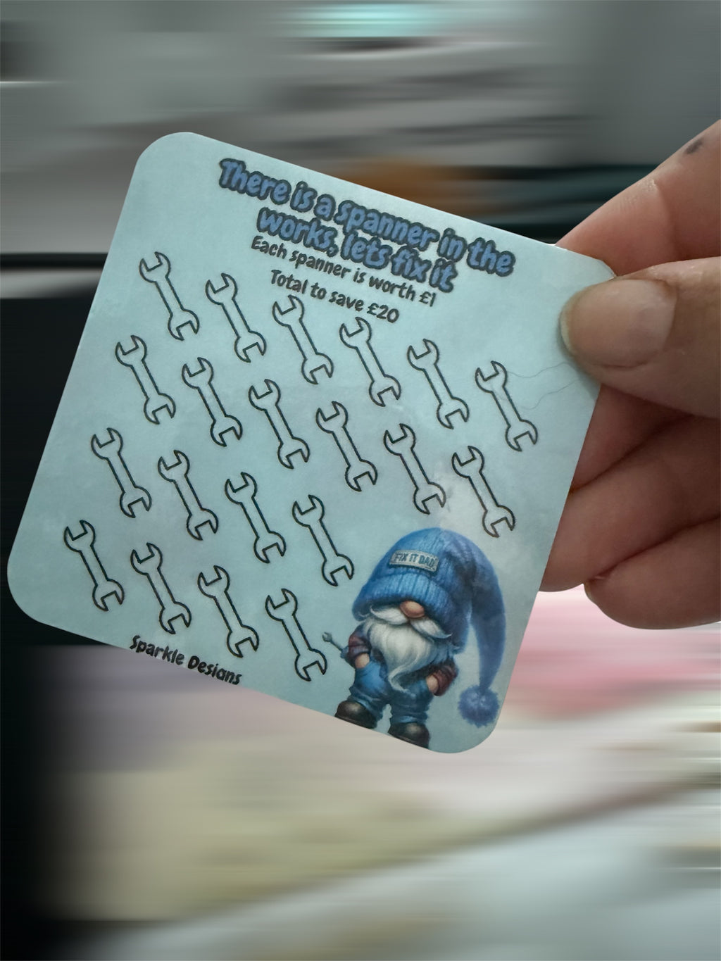 The gnome saving challenge booklet including wallets & matching inserts