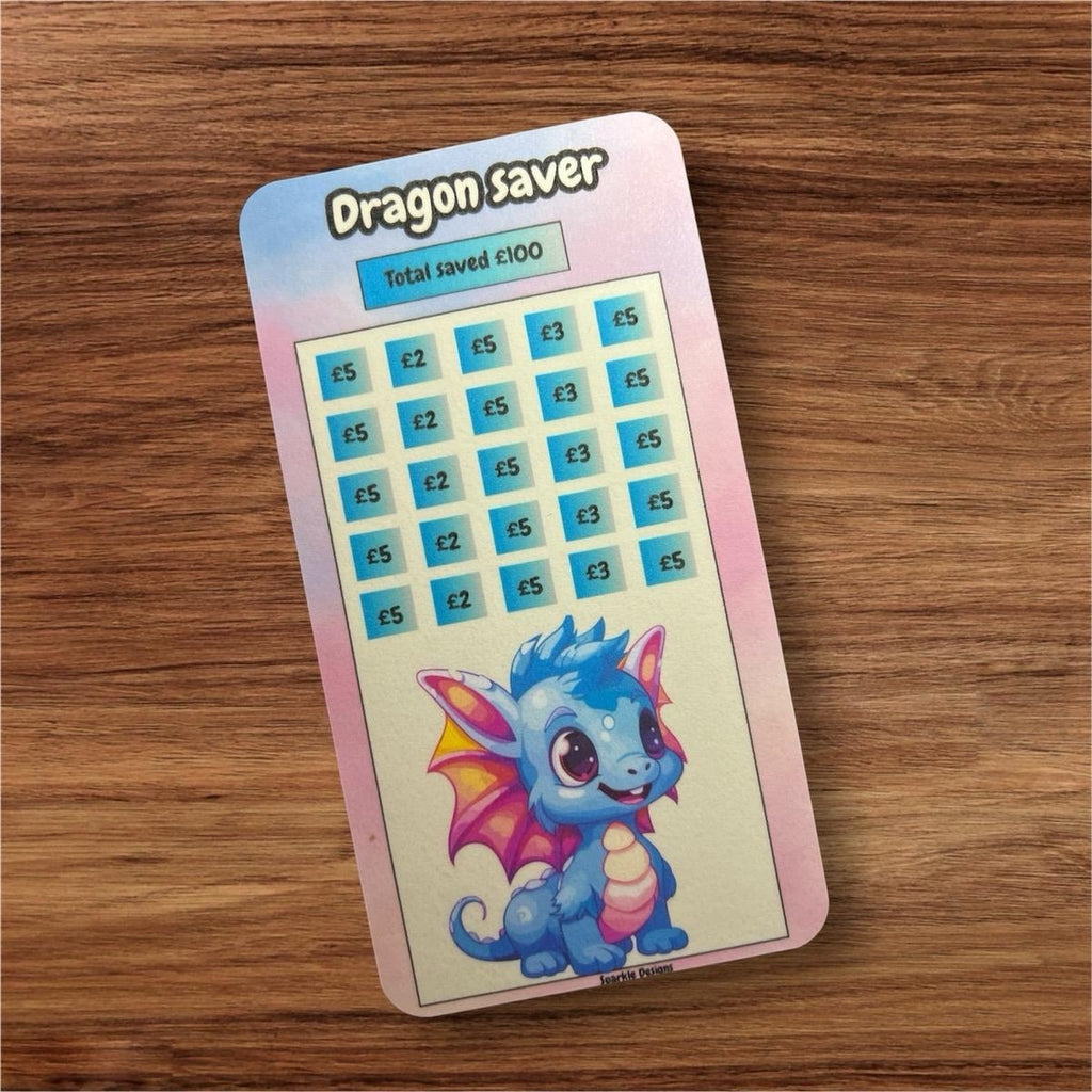Skull & dragon saving challenge tracker bundle - can be purchased individually