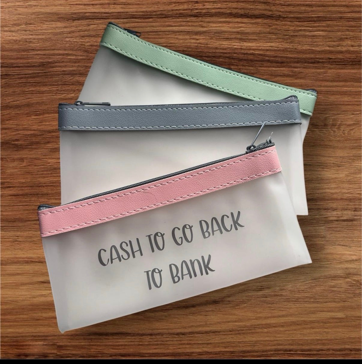 Cash run wallets for cash stuffing