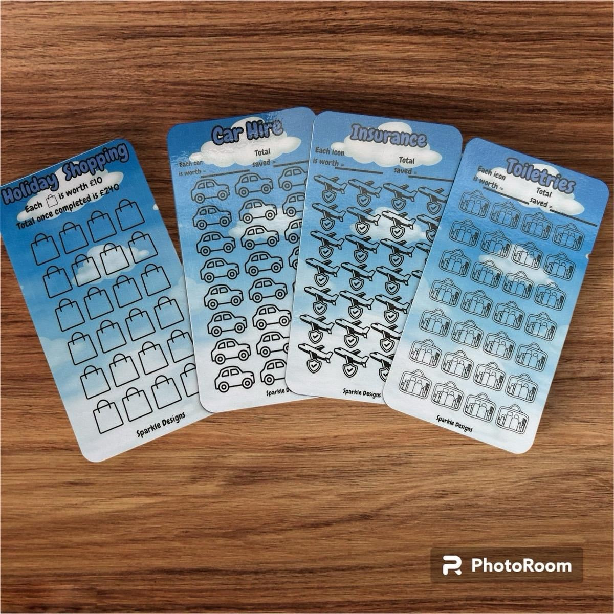 A6 Holiday Abroad Savings Binder | 15 Trackers
