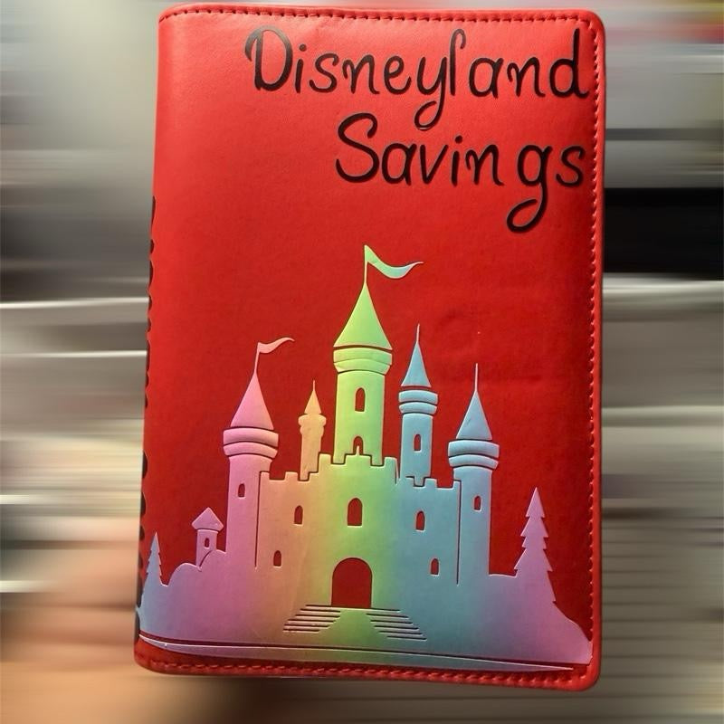 Disneyland/world Holiday Inspired saving challenge binder with matching trackers, inserts, dashboards and wallets