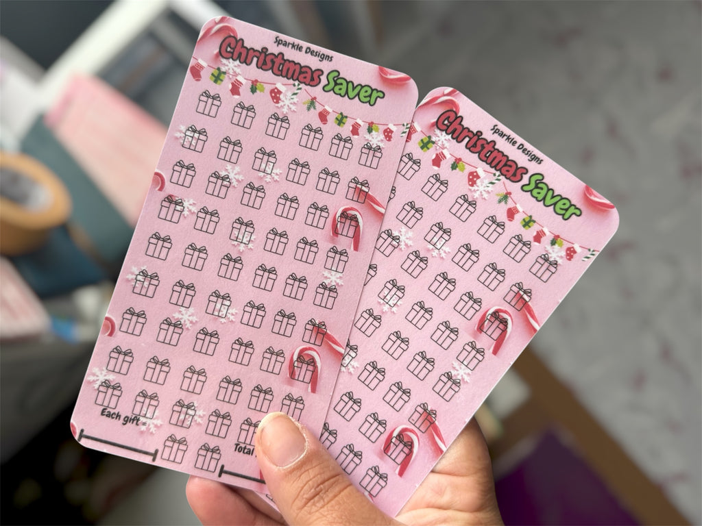 Christmas A6 Savings Tracker