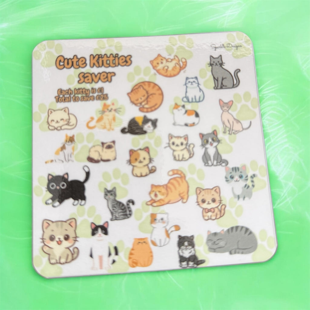 Mini saving challenge trackers