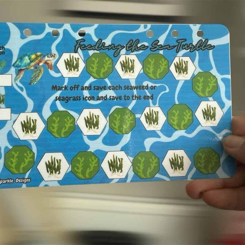 Sea turtle adventures saving challenge binder