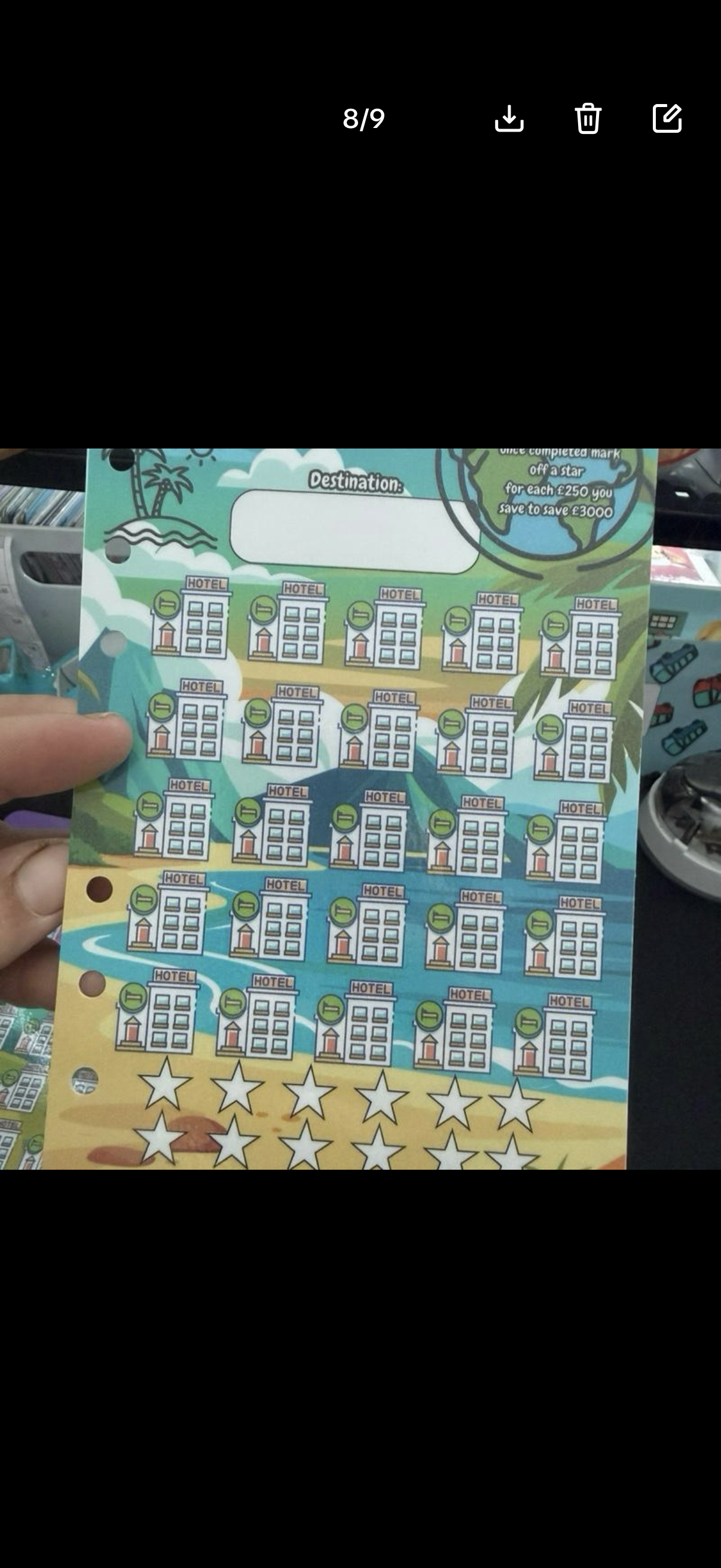 Holiday saving dashboard for all kinds of holidays - various designs and others available