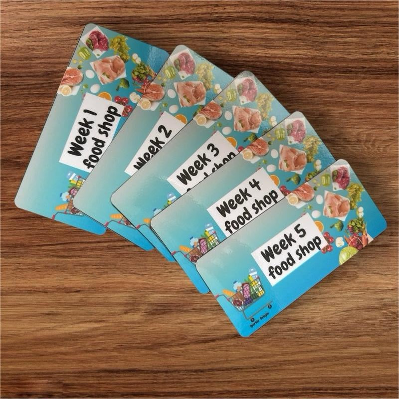 Personalised Weekly Sinking Funds Binder with varied Design options - Leather, Decor