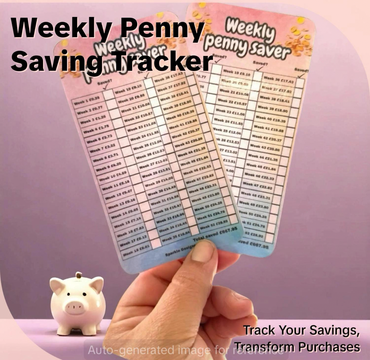 Weekly penny saver - comes in 2 styles