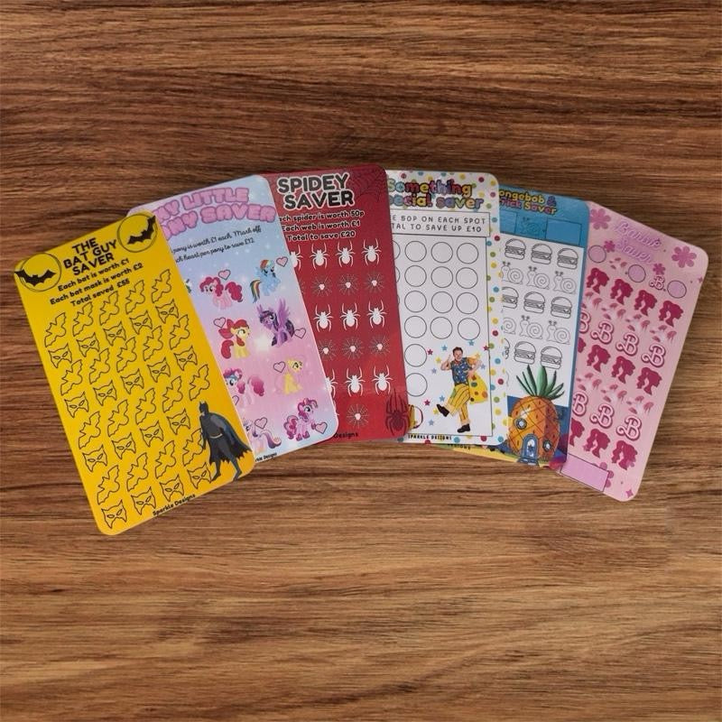 Children's Saving Challenge Trackers for Kids