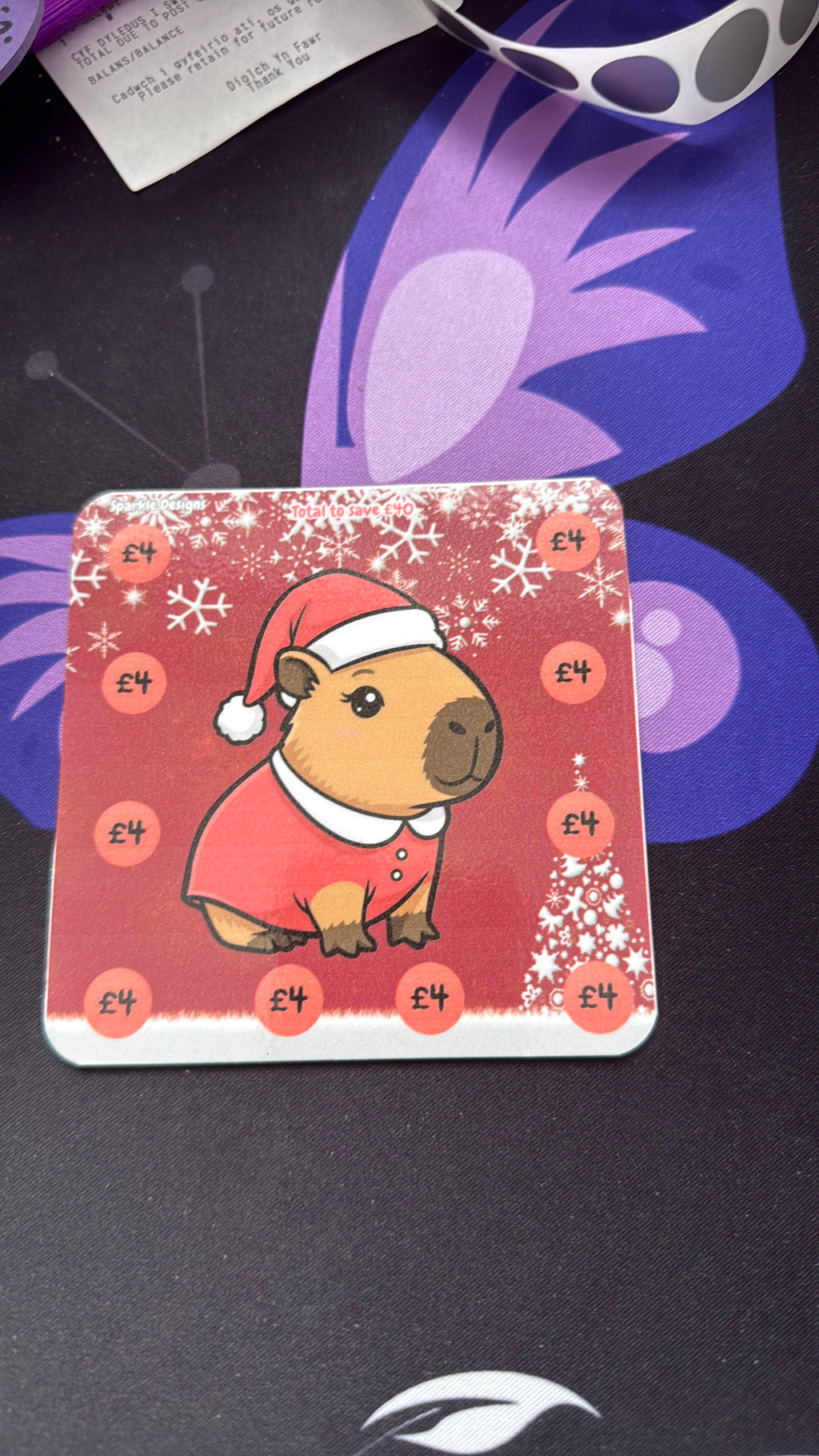 Capybara Mini Saving Challenges Save £150 Piggy Bank Decorative Savings Game for Kids and Adults