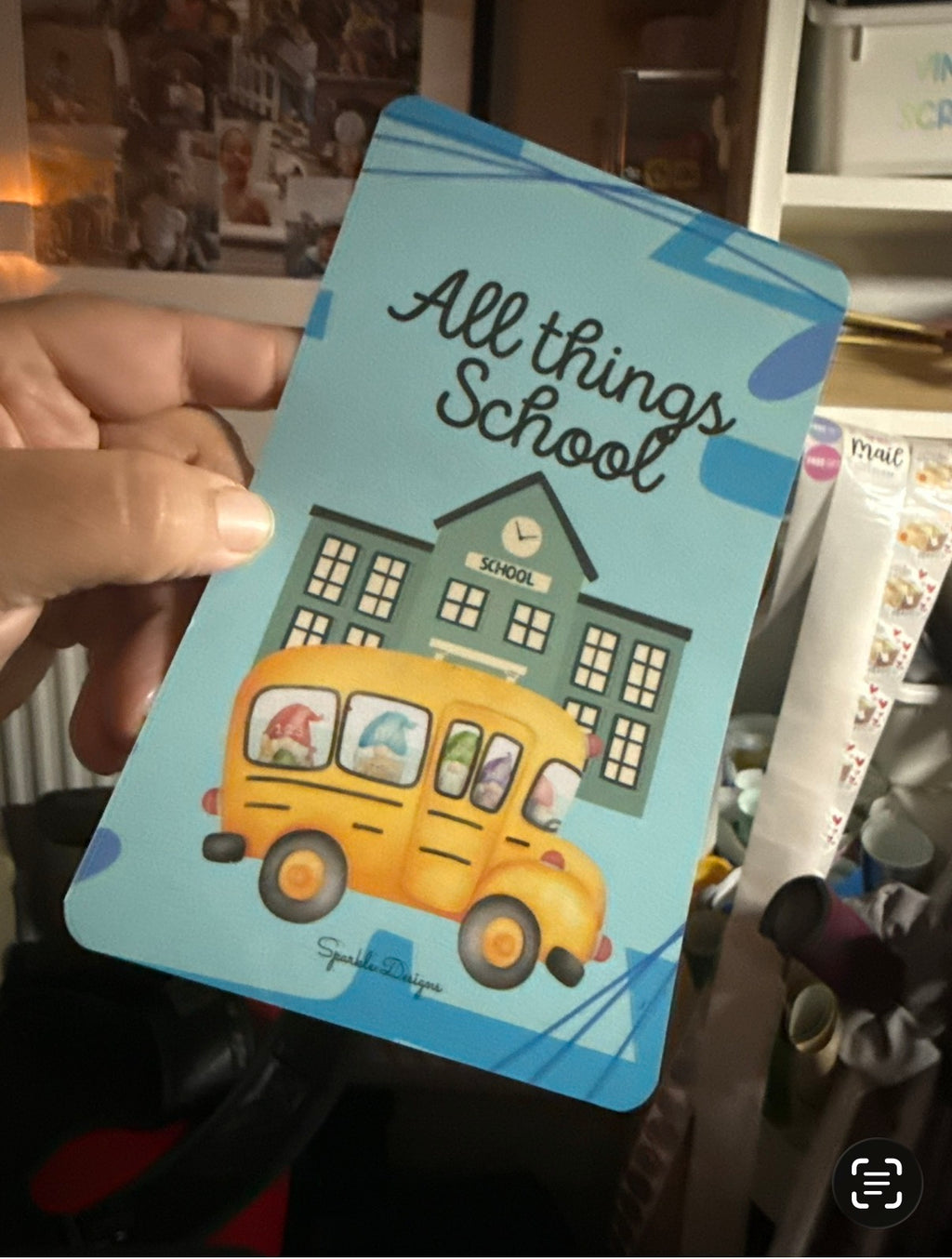 All things school related binder - gnome themed(can add more inserts/trackers if need be)
