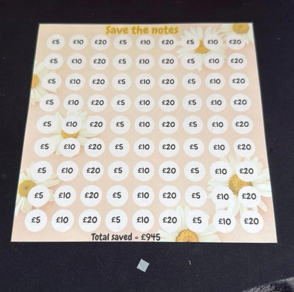 Money saving tin stickers - lots of variety and more available