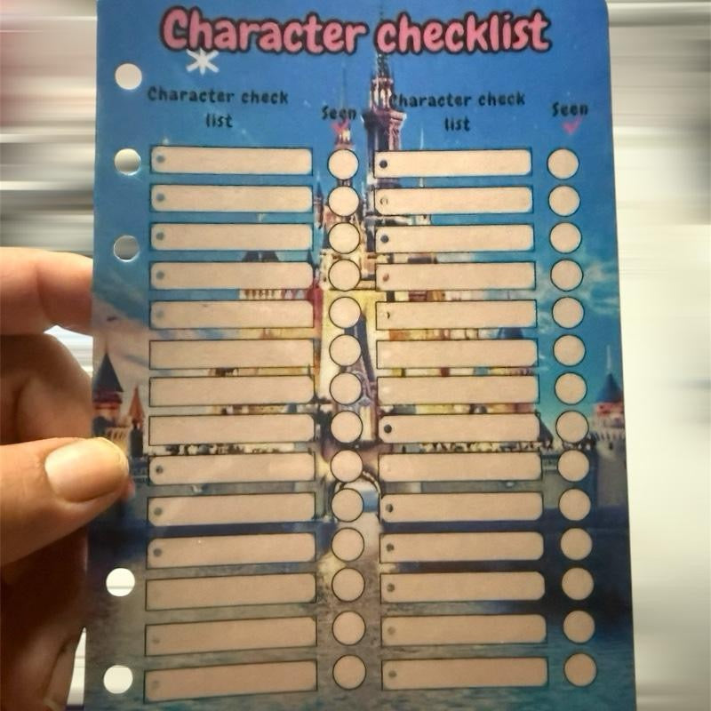 Disneyland/world Holiday Inspired saving challenge binder with matching trackers, inserts, dashboards and wallets