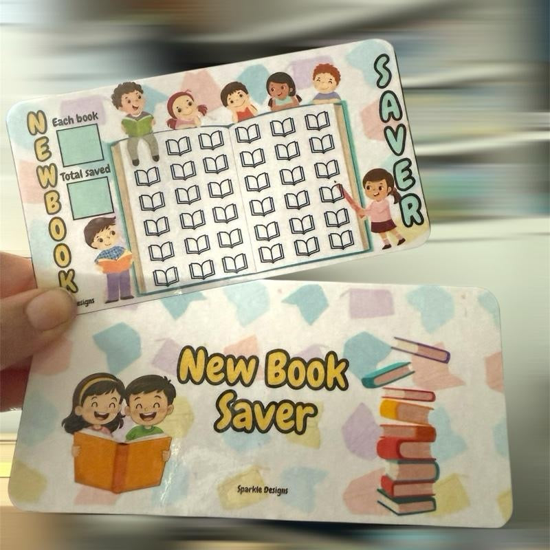 Book fund saving challenge tracker adult & children’s versions available.