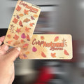 Crisp Autumn Leaves Saving Challenge Tracker Autumn Range Designs