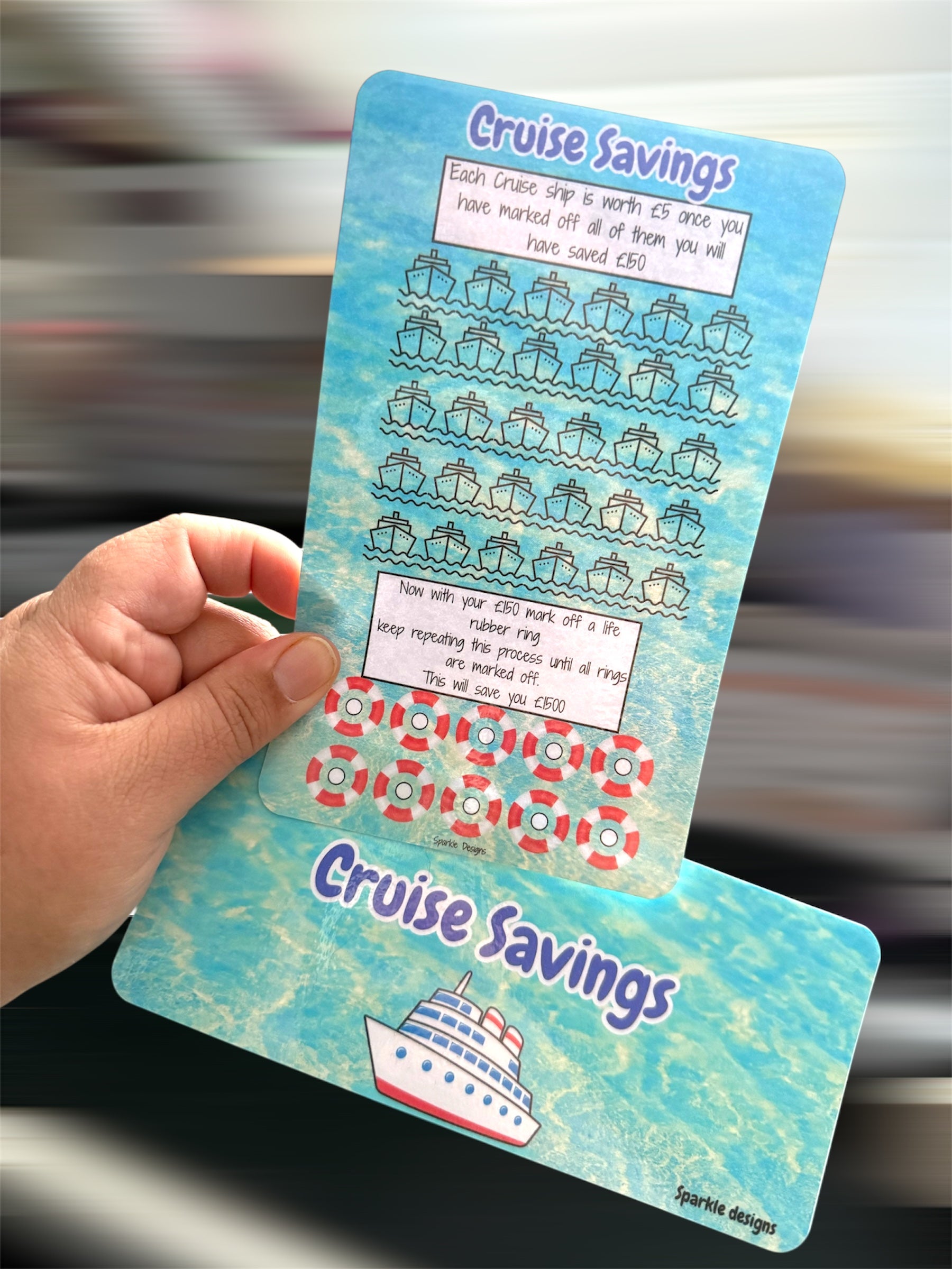 Cruise savings dashboard tracker - other options available