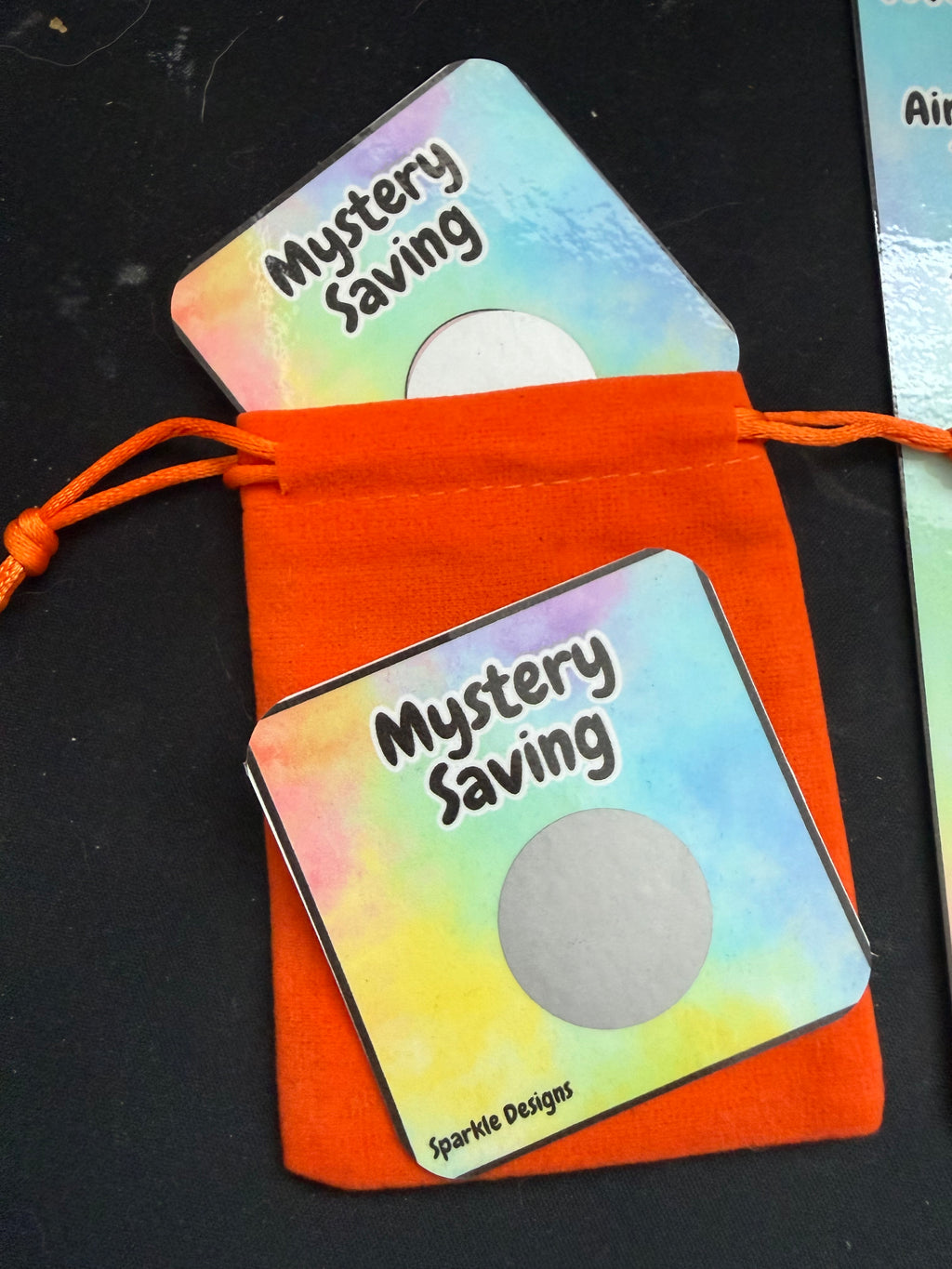 Money Spinner Saving Money Challenge Game Tracker with Mystery Cards and Scratch Off Features for Fun Financial Management