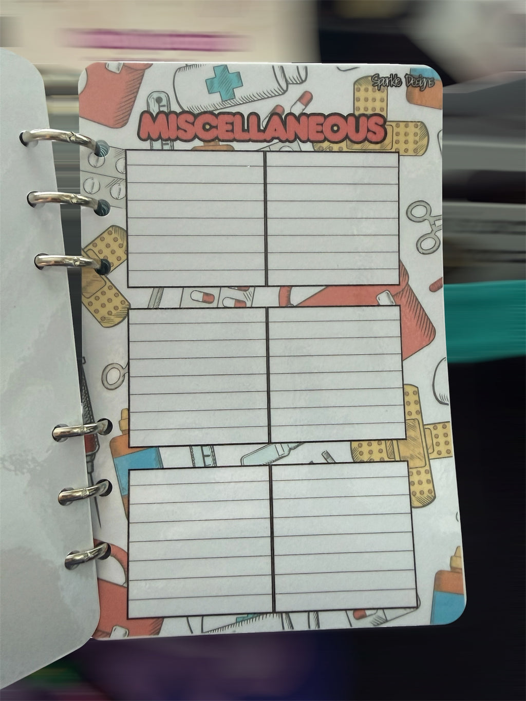 Emergency Information Binder for Adults and Children - Essential Medical Contacts & Needs Organizer