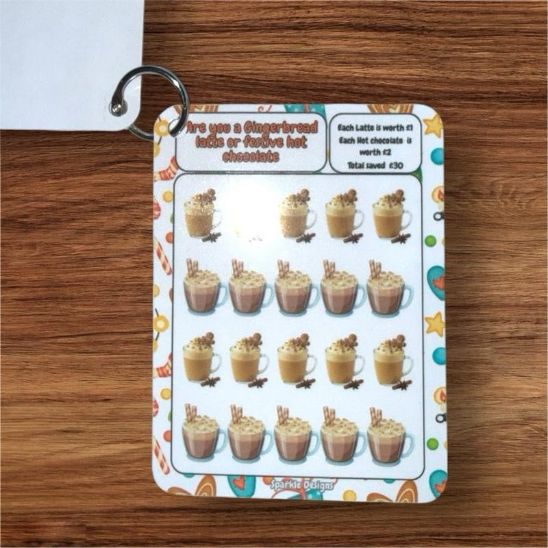 The Christmas challenge mini saving challenge ring tracker