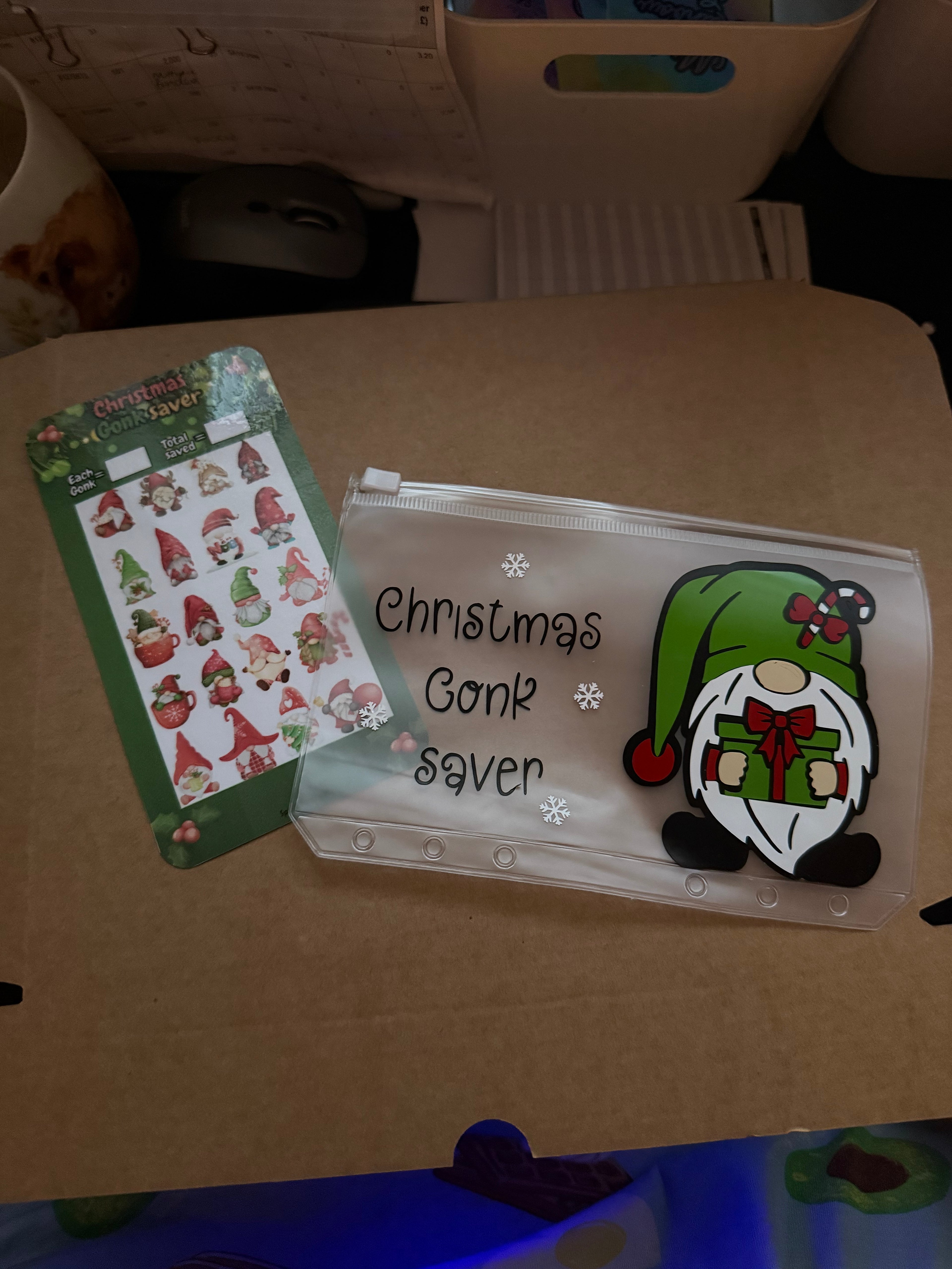 Christmas gonk saving challenge tracker