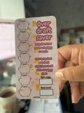 Overdraft Pay Off Piggy Bank A6 Tracker