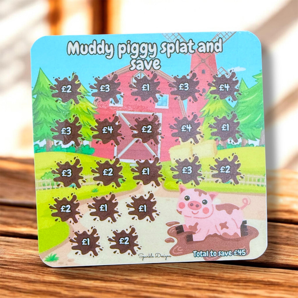 Mini saving challenge trackers