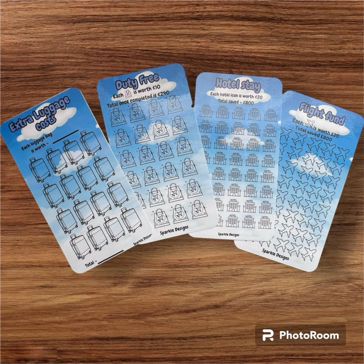 A6 Holiday Abroad Savings Binder | 15 Trackers