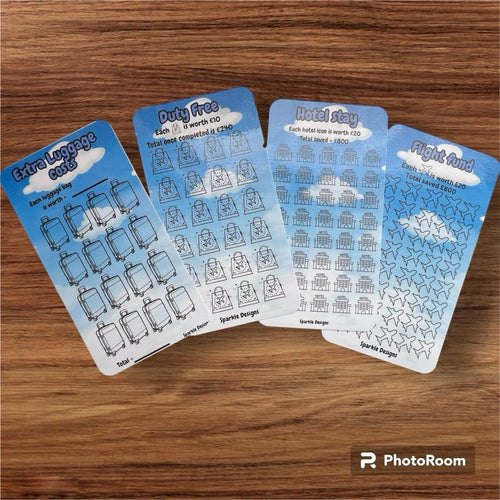 A6 Holiday Abroad Savings Binder | 15 Trackers