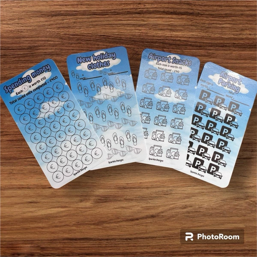 A6 Holiday Abroad Savings Binder | 15 Trackers