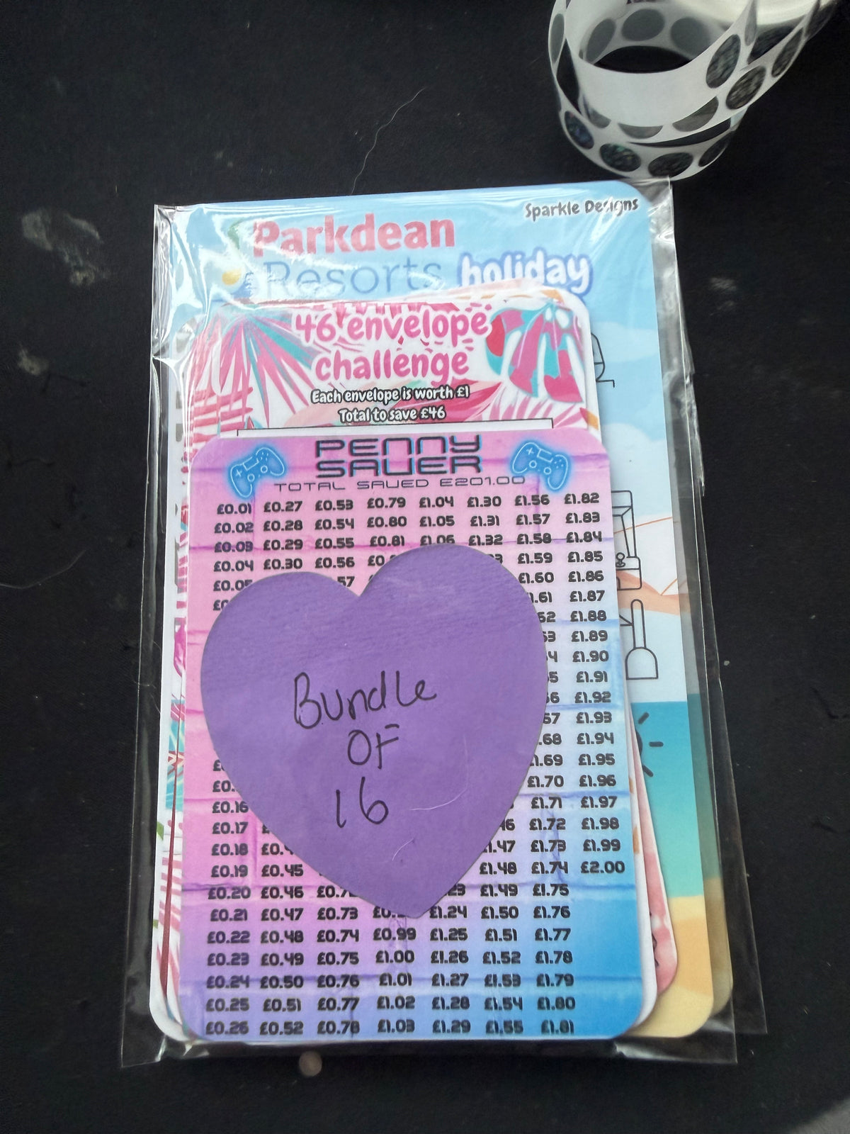 Clearance Laminated Cardstock Planner Trackers & Dashboards
