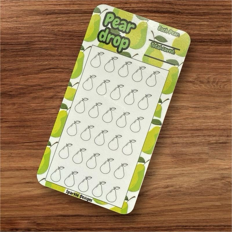 Fruity themed saving trackers