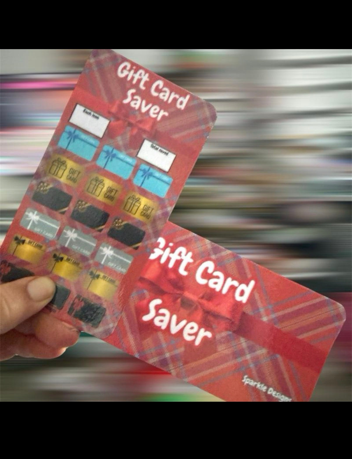 Gift card saving challenge tracker -perfect for saving for all occasions for those awkward times where you don’t know what to buy someone.