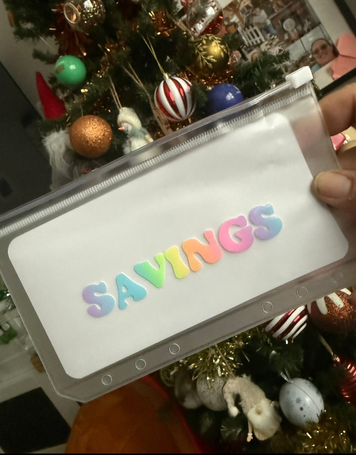 Personalised vinyl wallets - lots of choices including colors available.