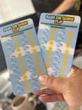 Rain or Shine A6 Coin Flip Saving Game – Save £300