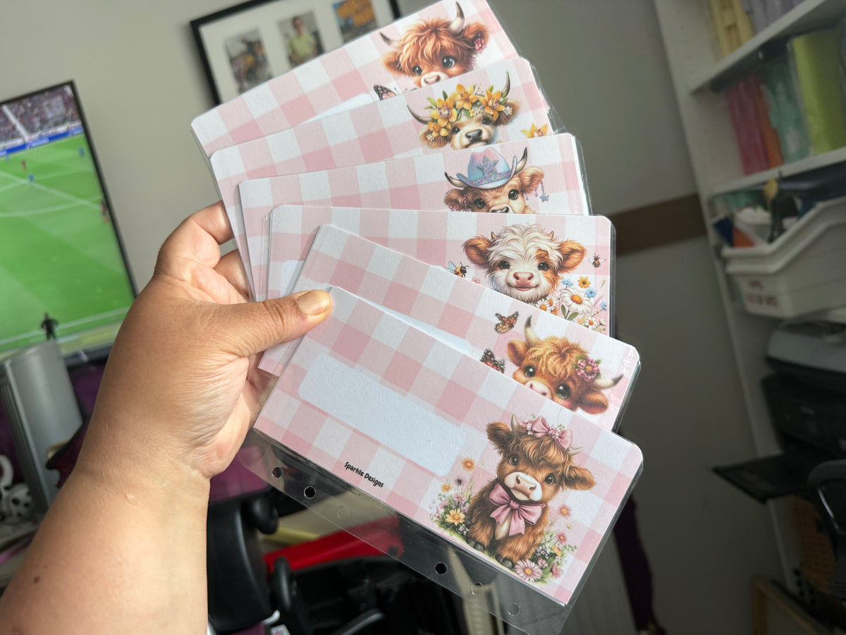 Custom Card-Style Vellum Cash Wallets