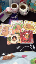 Capybara Mini Saving Challenges Save £150 Piggy Bank Decorative Savings Game for Kids and Adults
