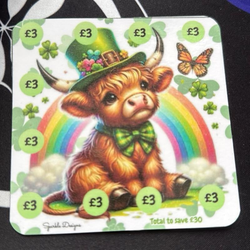 Highland cow mini challenges bundle