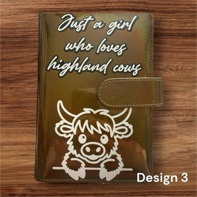 Monthly annual binder 3 design choices available