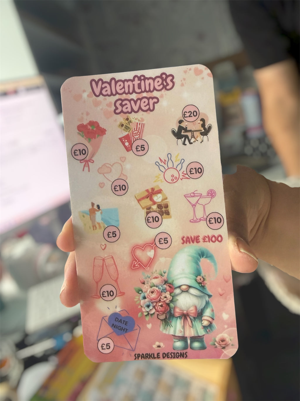 Valentine's Gonk A6 Savings Challenge – Save £100