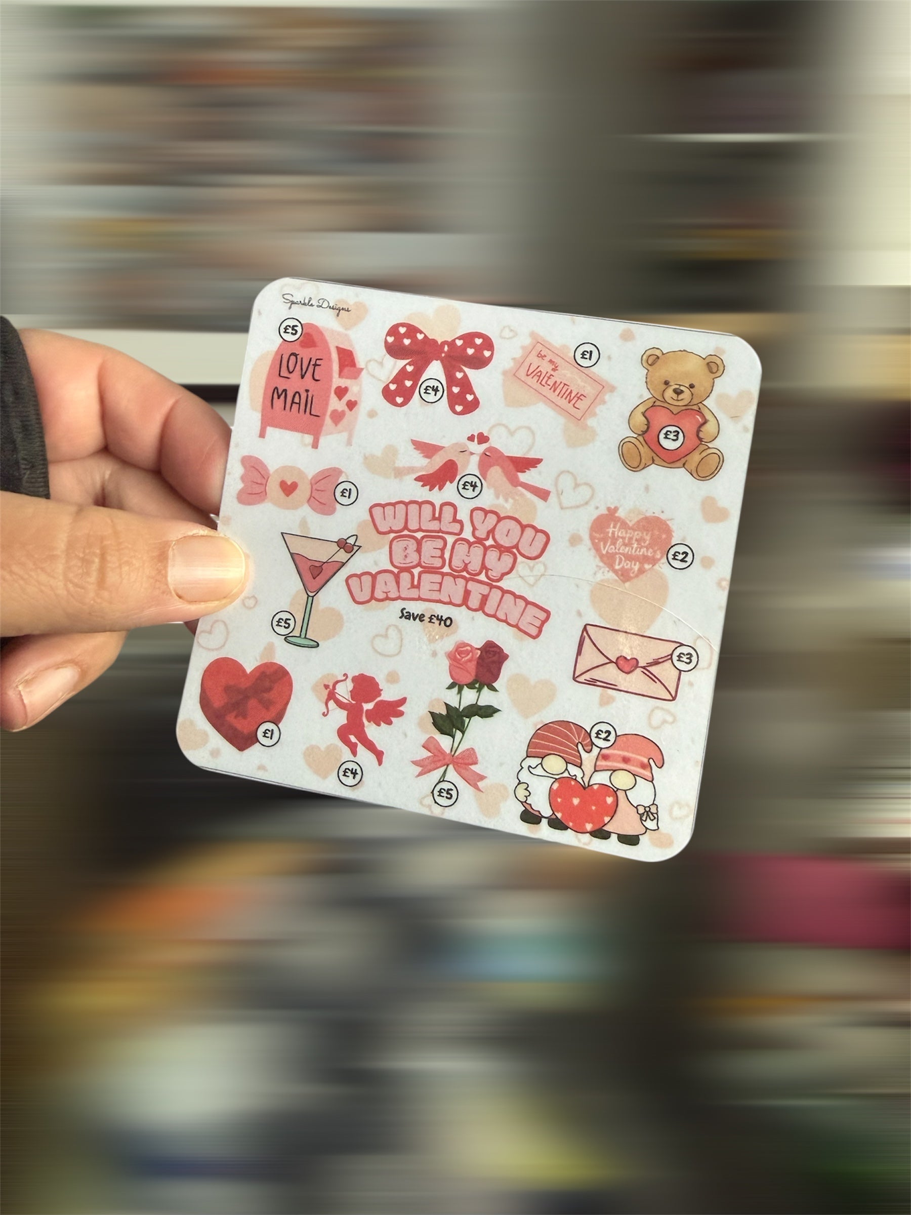 Mini saving challenge trackers