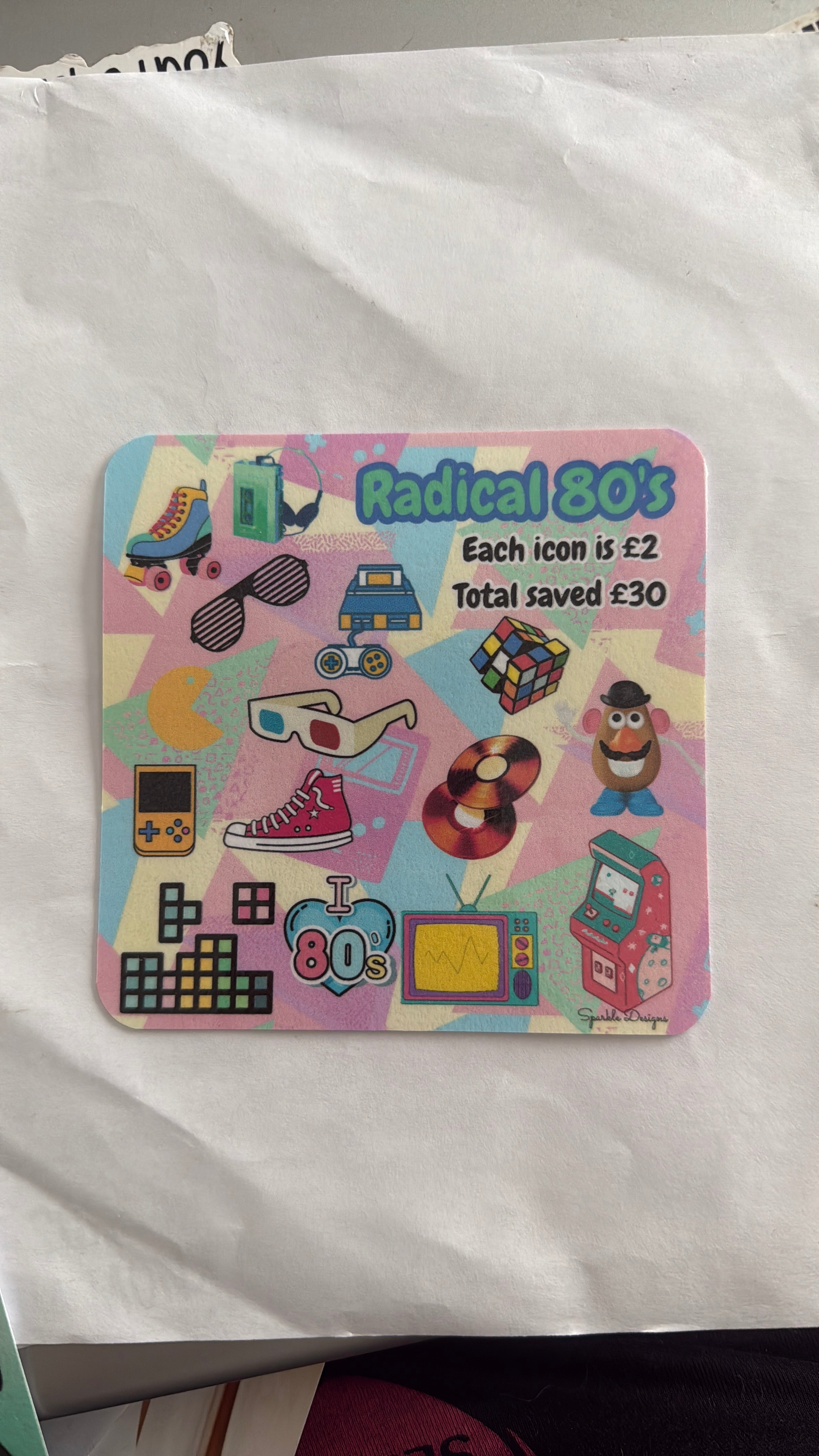 Mini saving challenge trackers