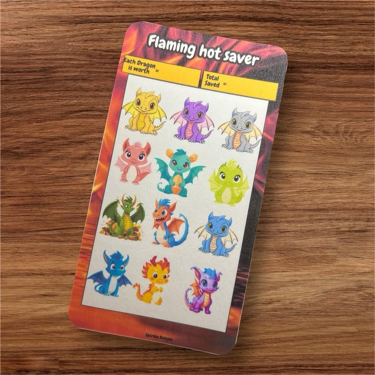 Skull & dragon saving challenge tracker bundle - can be purchased individually