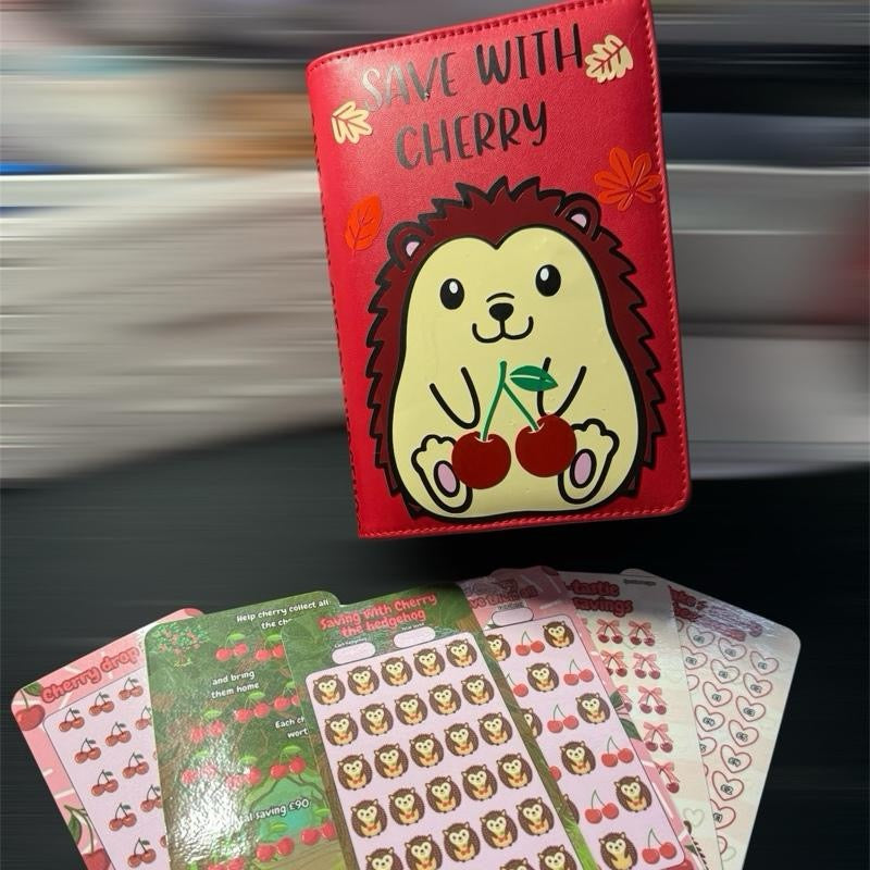 Cherry hedgehog saving challenge binder bundle