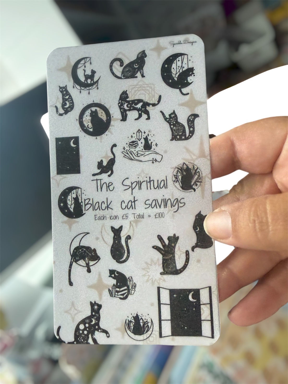 Spiritual Black Cat A6 Savings Challenge – Save £100